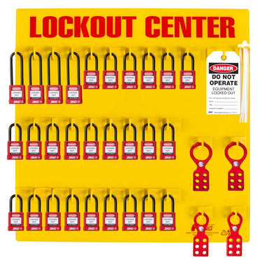ZING Lockout Station 28 Padlock Stocked- Model 7116